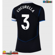 Camisa de Futebol Chelsea Marc Cucurella #3 Equipamento Alternativo Mulheres 2025-26 Manga Curta